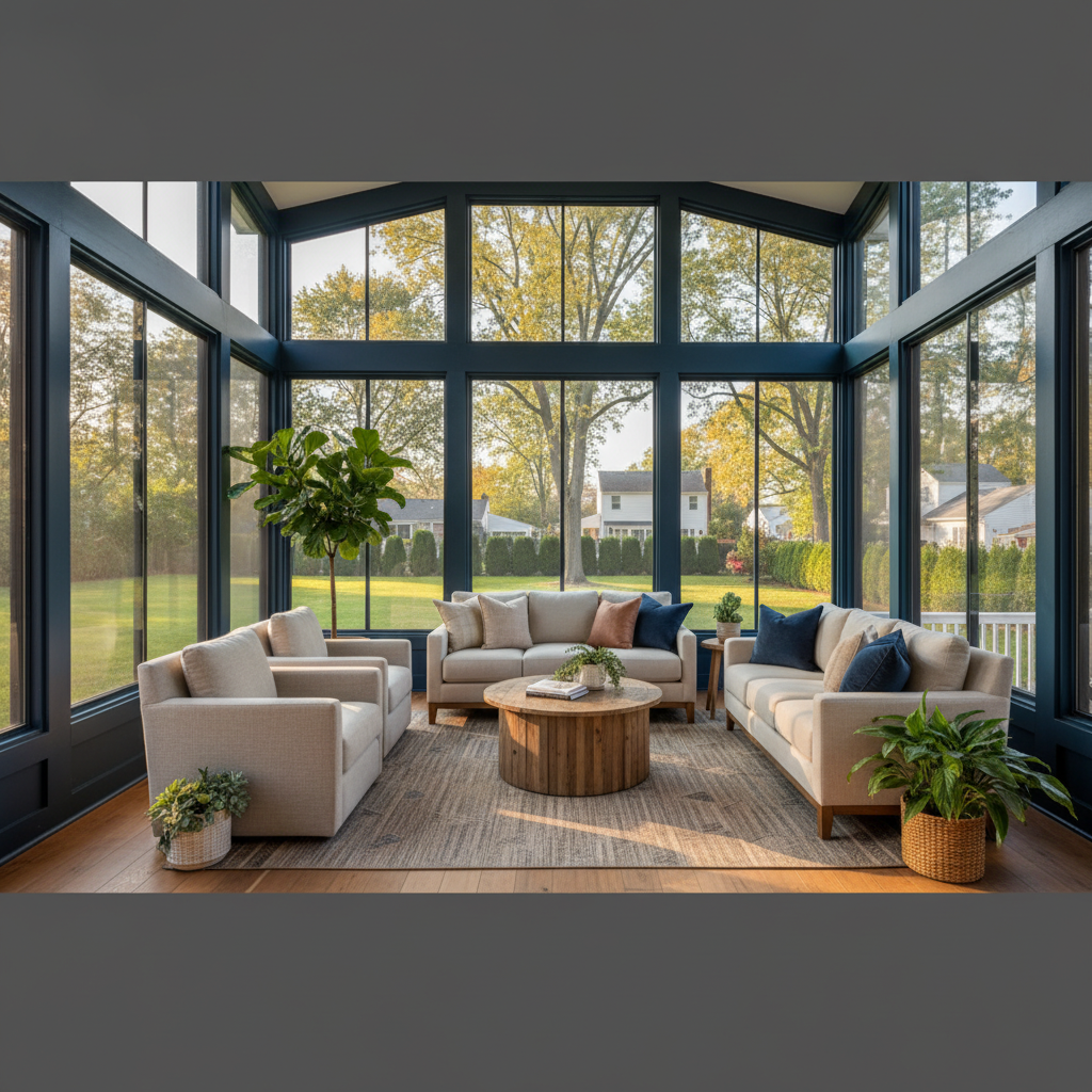 Four-season LivingSpace sunroom in Egg Harbor Township NJ