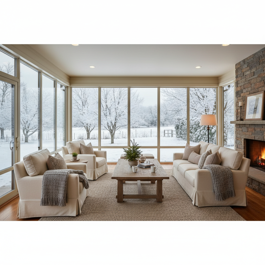 Year-round LivingSpace sunroom in Gloucester County NJ